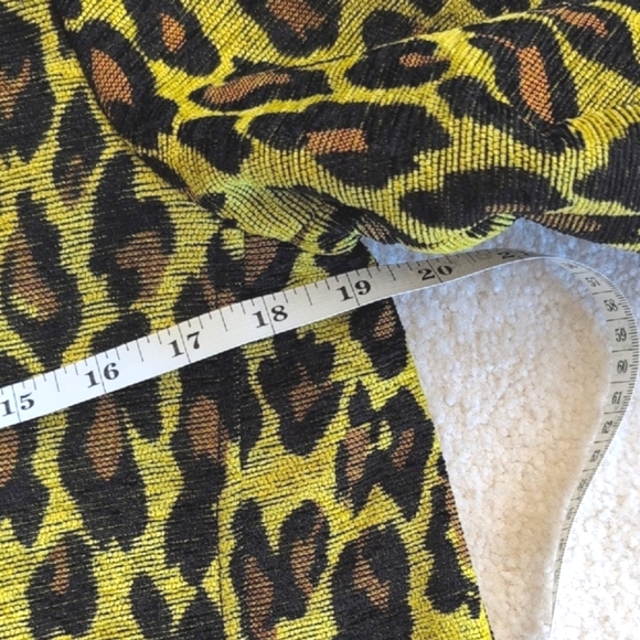 TODAY ONLY! Free People Femme Fatale Moto Style Jacket, Yellow Leopard Print, XS - Picture 9 of 16